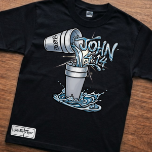 John 4:14, Graphic T shirt